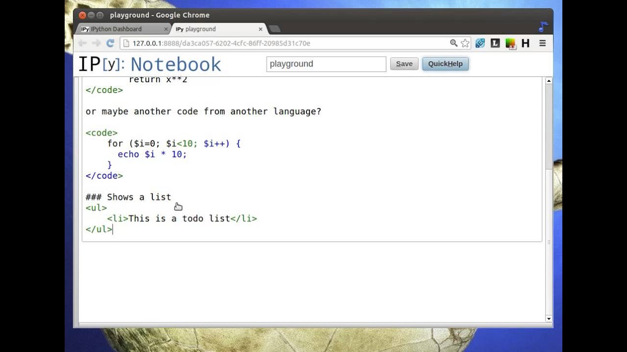 how install ipython notebook server
